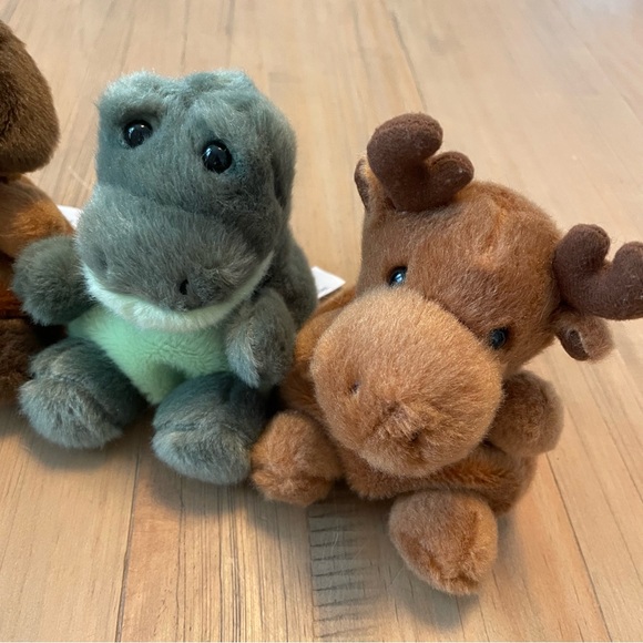 Aurora Palm Pals Bean Bags Lot Fox Horse Dog Alligator Moose Stuffed Animals - Picture 5 of 9